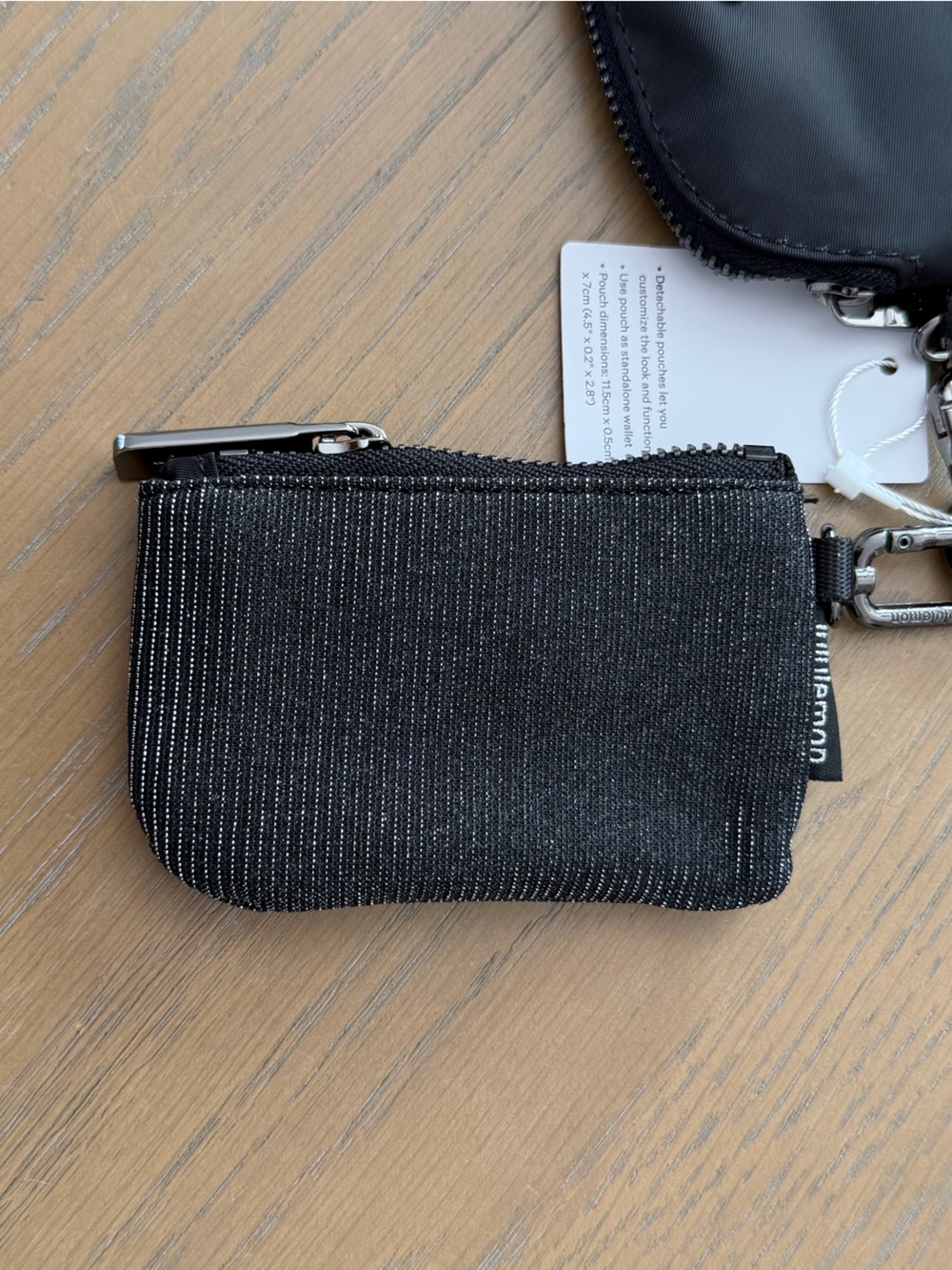 lululemon athletica Dual Pouch Wristlet in Black - Picture 3 of 4